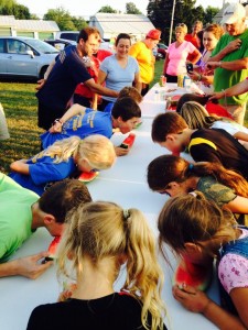 The watermelon eating contest (at NNO 2014) is a popular event.